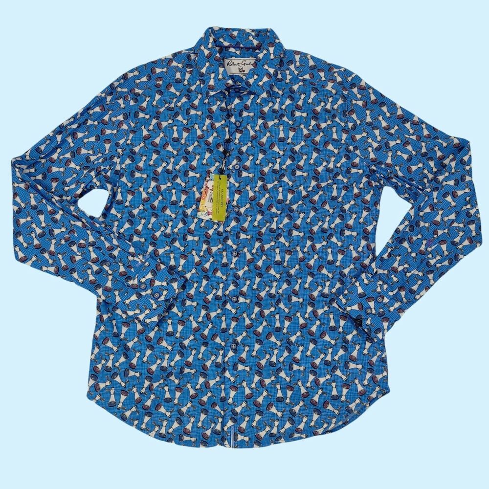 ROBERT GRAHAM M‎ megaphone Classic Fit Shirt Long Sleeve